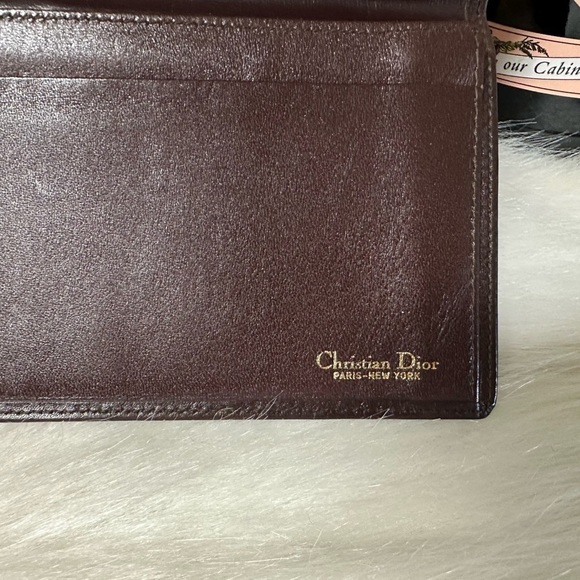 AUTHENTIC CHRISTIAN DIOR LOGO LONG BIFOLD WALLET - Picture 6 of 10